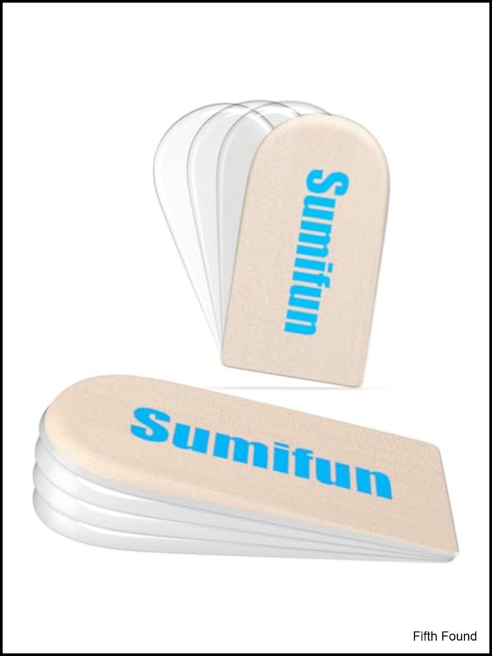 4-Layer Gel Heel Lift Inserts Adjustable Orthopedic Shoe Lifts